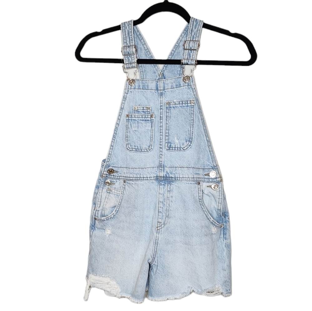 Zara kids denim shortalls short overalls. Size 9 (134 cm)